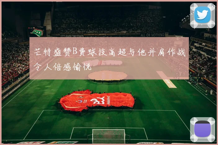 芒特盛赞B费球技高超与他并肩作战令人倍感愉悦